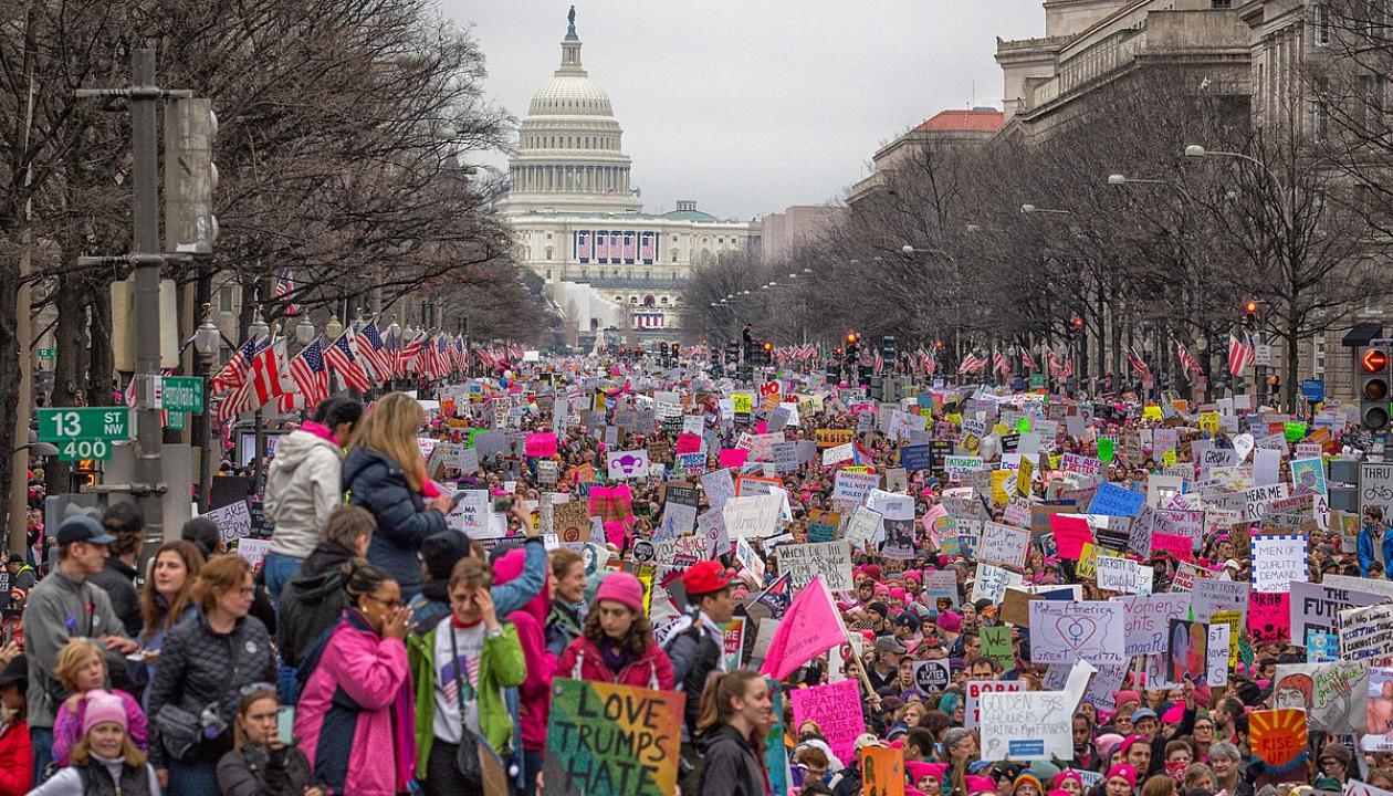 https://commons.wikimedia.org/wiki/File:Women%27s_March_on_Washington_(32593123745).jpg Women