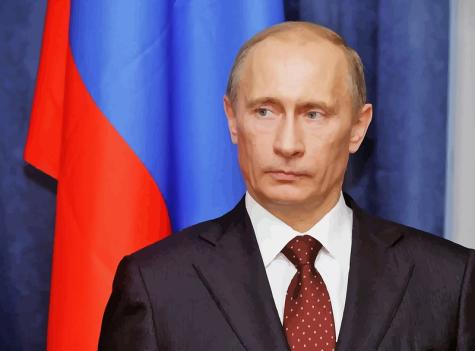 Portrait of Vladimir Putin,Russian President