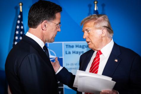 NATO Secretary General and the President of the United States - 2025 NATO Summit in The Hague
