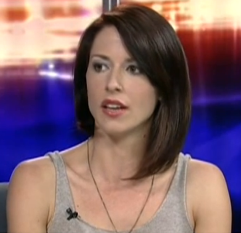 American journalist Abby Martin appears as a correspondent for RT 