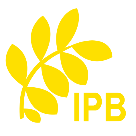 Yellow plant logo of the International Peace Bureau