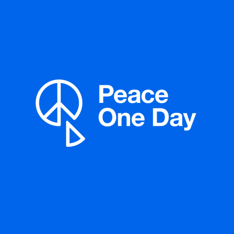 Blue logo for non profit peace organisation Peace One Day.