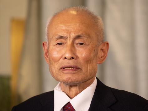 Toshiyuki Mimaki, co-chair of Nihon Hidankyo at the press conference for the 2024 Nobel Peace Prize