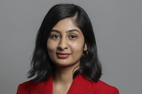 Official portrait of Zarah Sultana MP from 2019